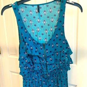 Ruffled top casual dress